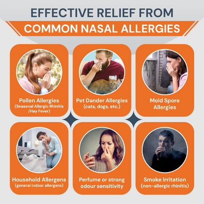 Red Light Therapy Device for Nasal Allergy & Rhinitis