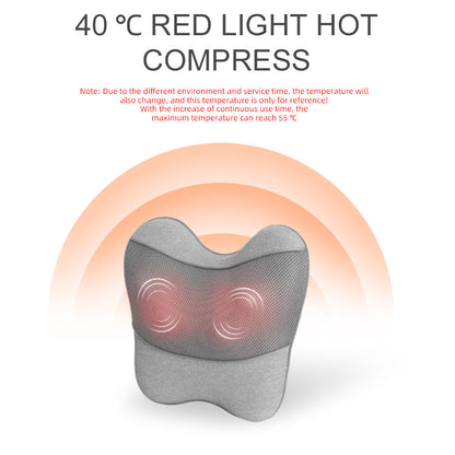 Smart Wireless Heated Lumbar Massager - Deep-Kneading Lumbar & Neck Massager