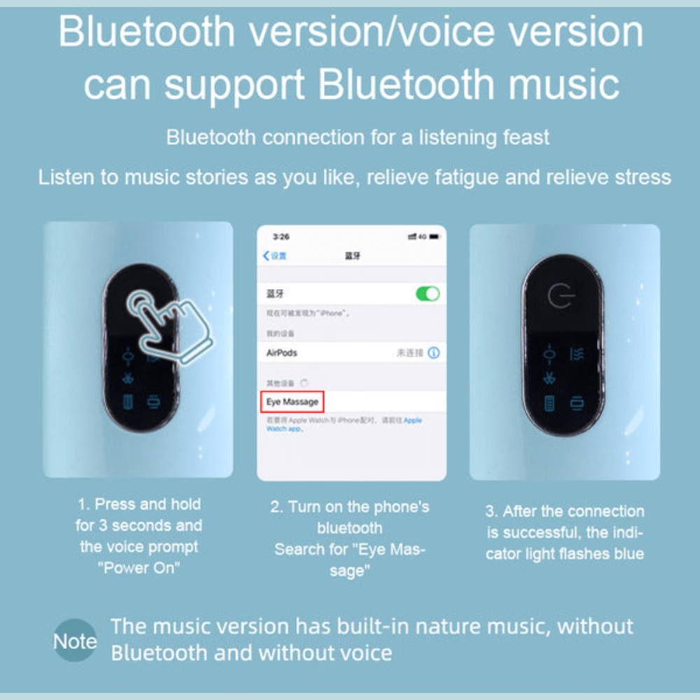 Ergonomic Electric Smart Eye Massager