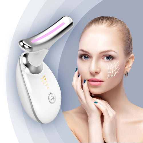 Face Massager - Anti-Aging, Skin Tightening & Wrinkle Reduction Device with 7 Colours & 3 Modes