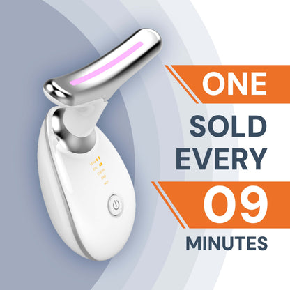 Face Massager - Anti-Aging, Skin Tightening & Wrinkle Reduction Device with 7 Colours & 3 Modes
