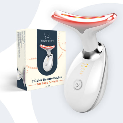 Face Massager - Anti-Aging, Skin Tightening & Wrinkle Reduction Device with 7 Colours & 3 Modes