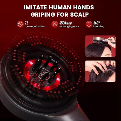 3-in-1 Scalp Massager for Hair Growth & Relaxation