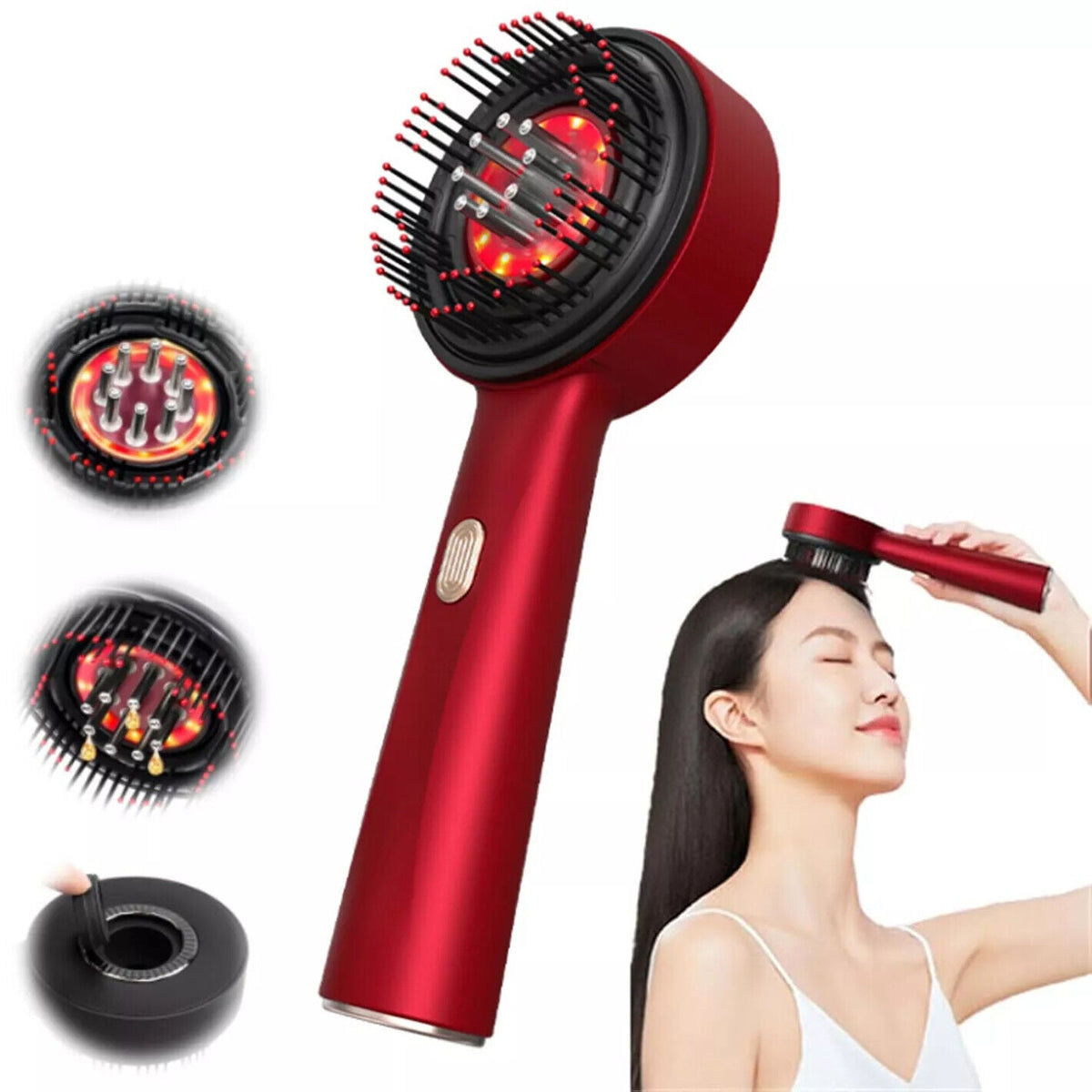 3-in-1 Scalp Massager for Hair Growth & Relaxation